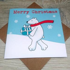 Christmas Bear activity card - Click Image to Close