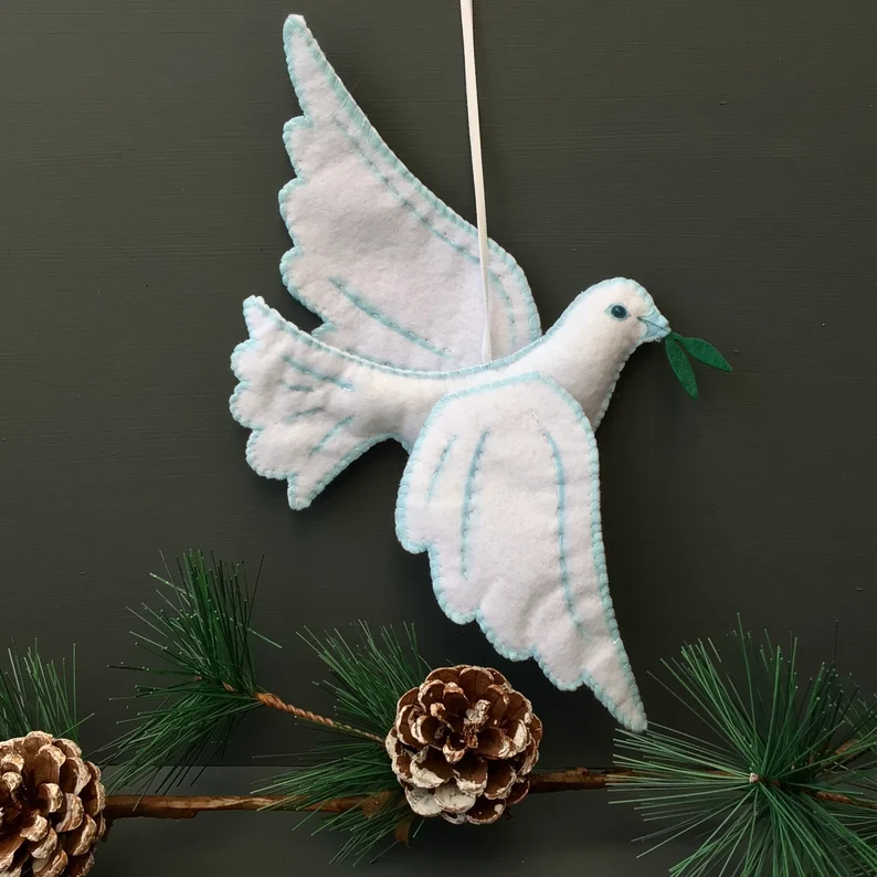 Pair of Dove decorations DIY Kit