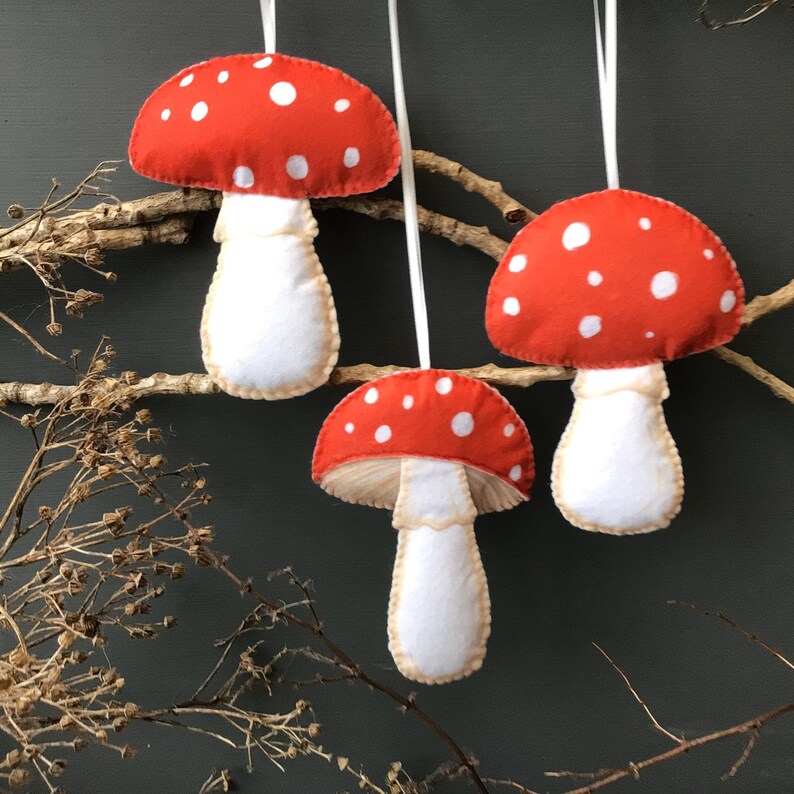 Woodland Mushroom decorations DIY Kit