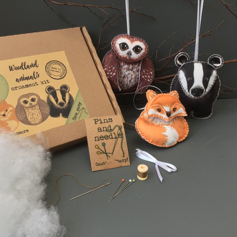 Woodland animal decorations DIY Kit