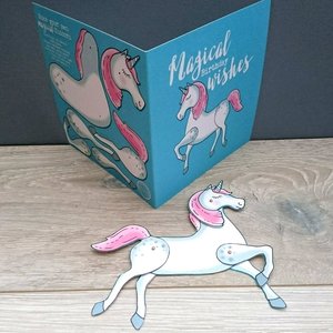 Unicorn Birthday activity card