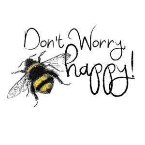 Don't worry Bee happy card