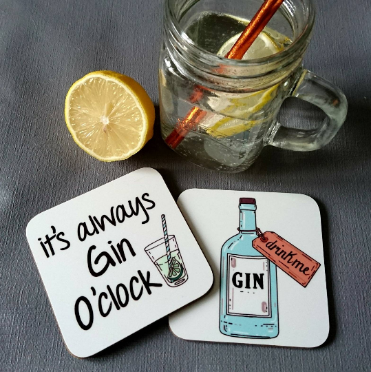 Drink me Gin Coaster