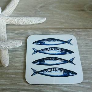 Mackerel Cornwall coaster