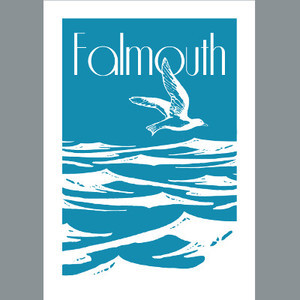 Cornish Gull Falmouth Print